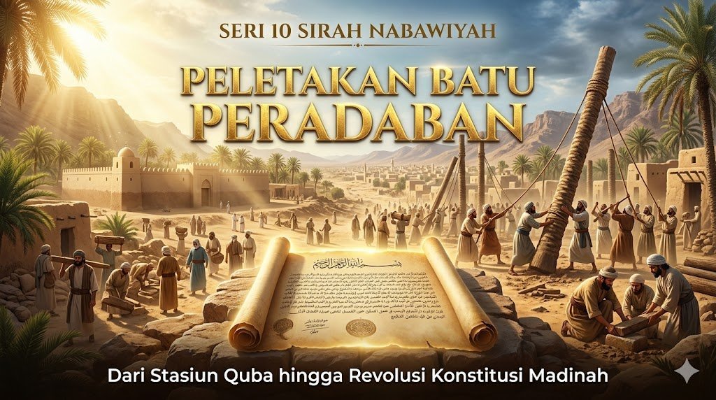 Seri 10: Peletakan Batu Pertama Peradaban – Dari Stasiun Quba hingga Deklarasi Piagam Madinah